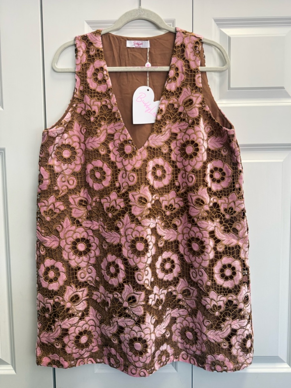 NWT Buddy Love Lola Mini Dress Golden